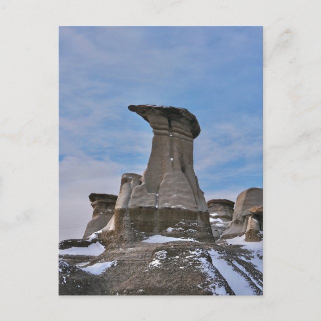 Hoodoo Canada Postkarte (Vorderseite)