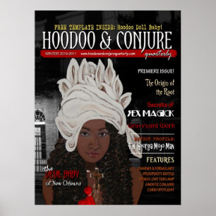 Hoodoo und beschwören Sie vierteljährliche Poster