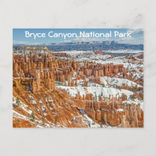 Hoodoos at Sunset Point Bryce Canyon National Park Postkarte