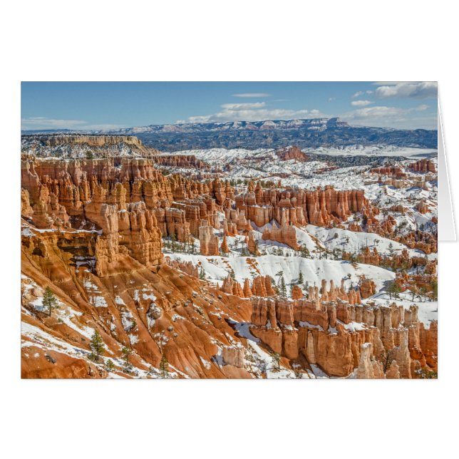 Hoodoos bei Sunset Point in Bryce Grußkarte (Vorderseite (Horizontal))