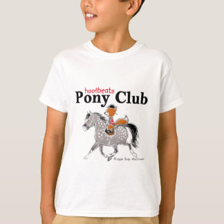 Hoofbeats Pony-Verein Dappled Grau T-Shirt
