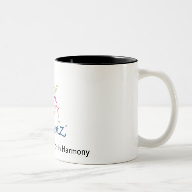 Hoofbeatz Kaffee-Tasse Zweifarbige Tasse (Rechts)