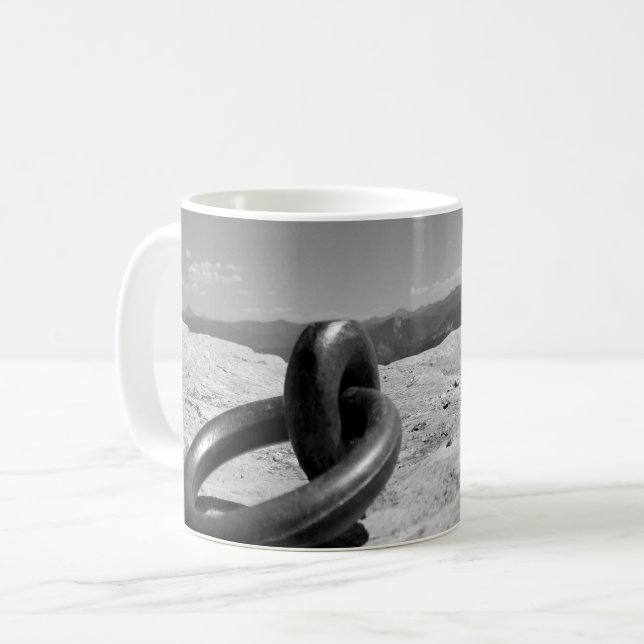 Hook am Himmel Kaffeetasse (Vorderseite Links)