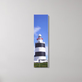 Hook Head Lighthouse Außenansicht Vertikale Leinwa Leinwanddruck