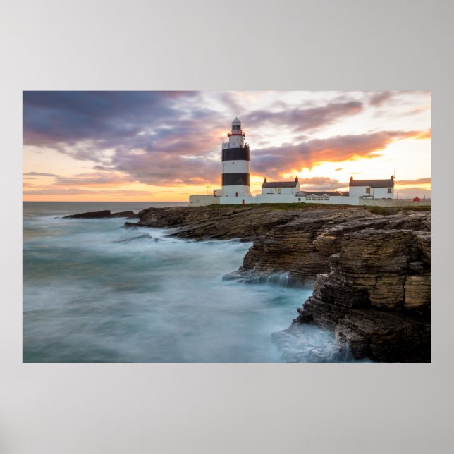 Hook Lighthouse, Hook Head, Irland Poster (Vorne)