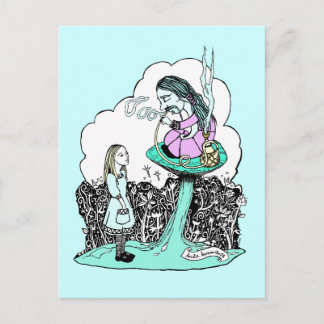 Hookah Rauchen Raupe Postkarte