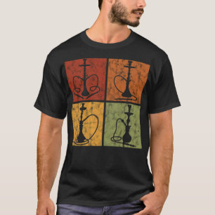 hookah Shisha Bar retro shisha rauchen Wassergallo T-Shirt