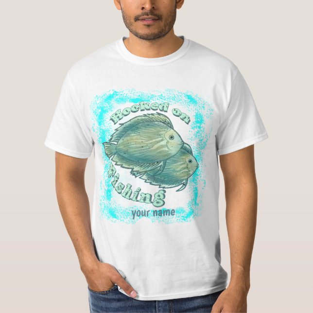 Hooked On Fishing  T-Shirt (Vorderseite)