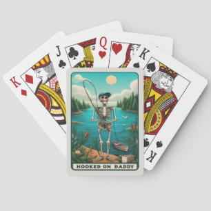 Hookoked on Daddy Funny Vathers Day Tarot Card Spielkarten