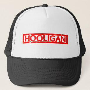 Hooligan-Briefmarke Truckerkappe