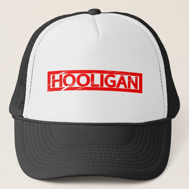Hooligan-Briefmarke Truckerkappe (Vorderseite)