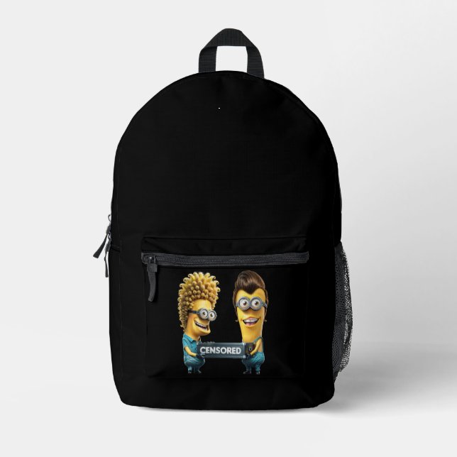 Hooligans minions bedruckter rucksack (Vorderseite)