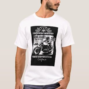 Hooligans Moto California Racing T-Shirt
