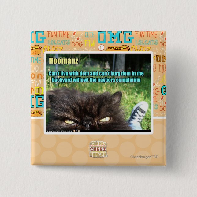 Hoomanz Button (Vorderseite)