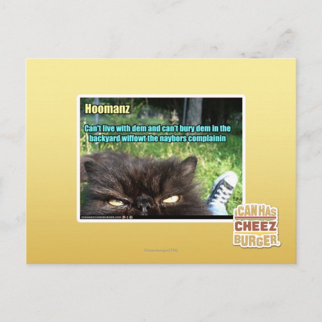 Hoomanz Postkarte (Vorderseite)