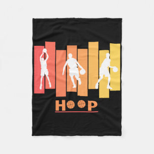 Hoop Basketball Funny - Orange Fleecedecke