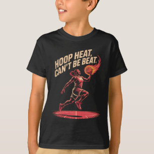 Hoop Heat Court Conqueror für weibliche Sketll-Fan T-Shirt