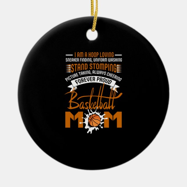 Hoop Love Sneaker Suche einheitlichen Basketball-M Keramik Ornament (Vorne)