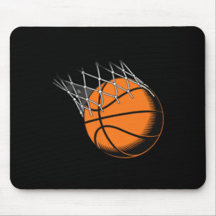 Hoop There It Is Spotlight Slam Dunk Sketll Mousepad