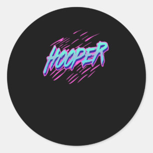 Hooper Slash Runder Aufkleber