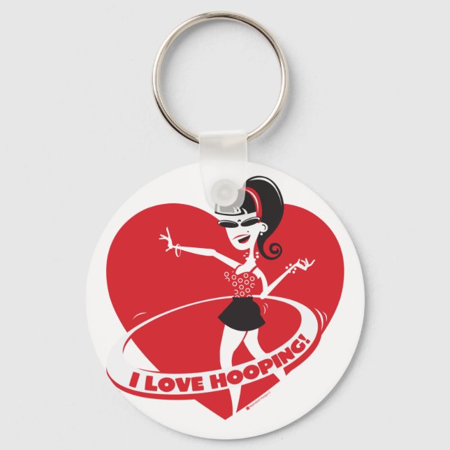Hooping Diva Schlüsselketten Schlüsselanhänger (Vorderseite)