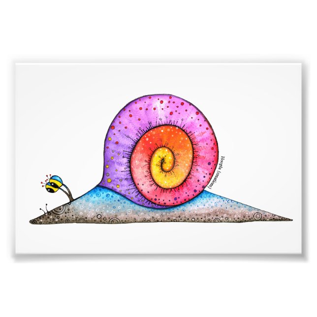 Hoopla Snail Fotodruck (Vorne)