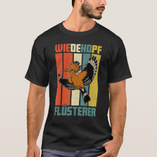 Hoopoe Biologist Biologie Songbird Ornithologin 3 T-Shirt