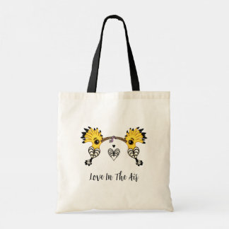 Hoopoe Love Birds ( Love in the air ) Tragetasche
