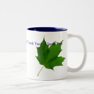 Ho'oponopono Ahorn-Blatt-Tasse Zweifarbige Tasse