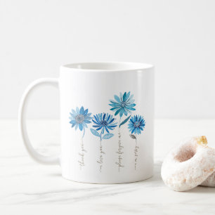 Ho'oponopono & Fleurs Bleues Café Mug