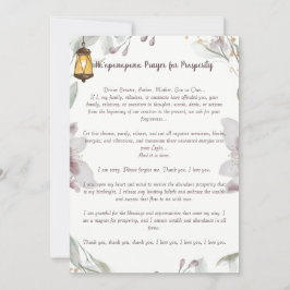 Ho'oponopono Gebet für Wohlstand Einladung