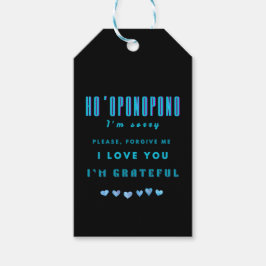 Ho'oponopono Healing Mantra - Light Blue Spiritual Geschenkanhänger