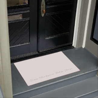 Hooponopono minimalistische Dankbarkeit Fußmatte