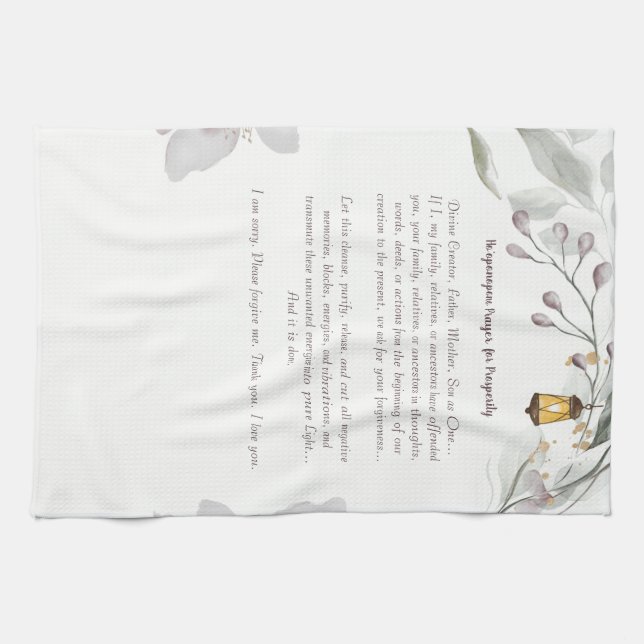 Ho'oponopono Tasse Geschirrtuch (Horizontal)