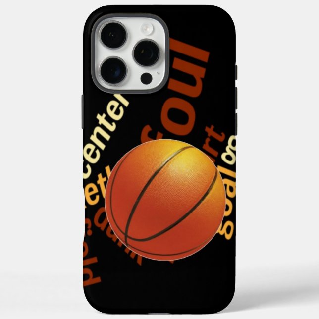 Hoops Basketball Sport Fanatics. iPhone 16 Pro Max Hülle (Rückseite)