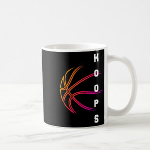 Hoops Bysketbyll Player Retro Kaffeetasse