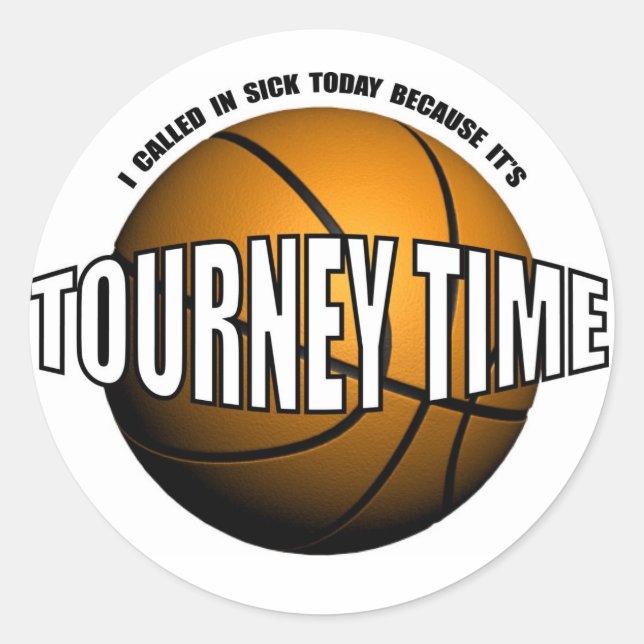 HOOPS-TOURNEZEIT RUNDER AUFKLEBER (Vorderseite)