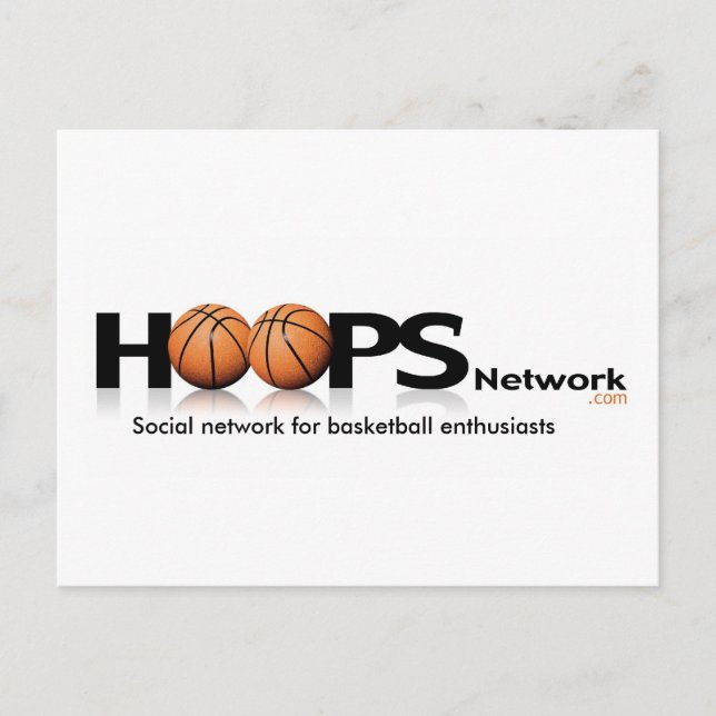 HoopsNetwork.com carte postale (Devant)
