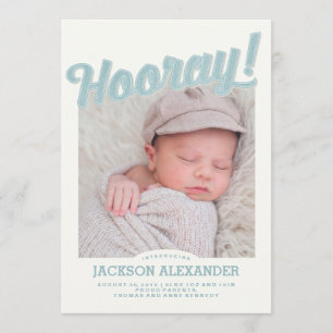 Hooray Baby Faire-part