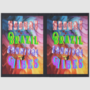 Hooray Brazil Carnival Vibes Seidenpapier