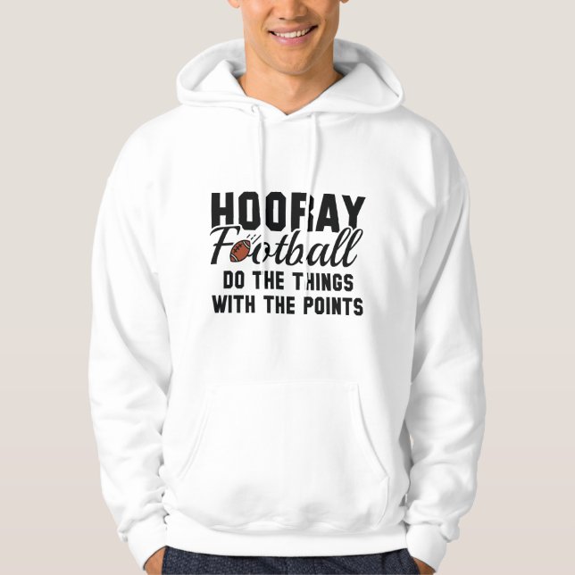 Hooray Football Hoodie (Vorderseite)