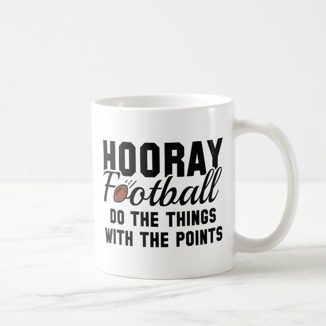 Hooray Football Kaffeetasse (Rechts)