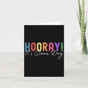 Hooray It's Steam Day Steam Teacher Specials Squad Karte