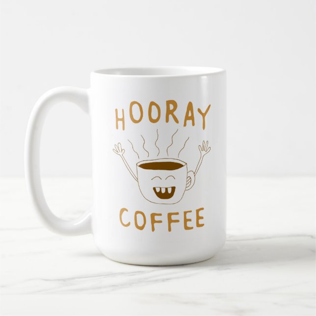 Hooray Kaffee! Kaffeetasse (Links)