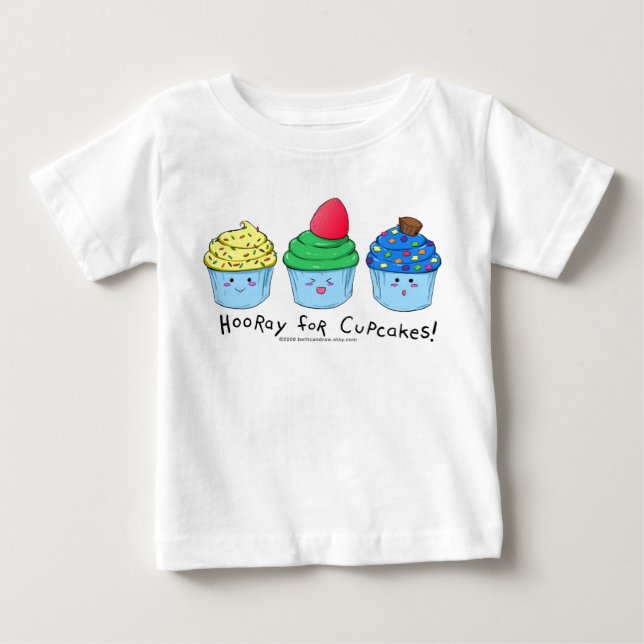 hoorayforcupcakesboy baby t-shirt (Vorderseite)