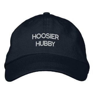 HOOSIER HUBBY BESTICKTE BASEBALLKAPPE