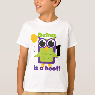Hoot Owl 1. Geburtstag T - Shirt und Geschenke