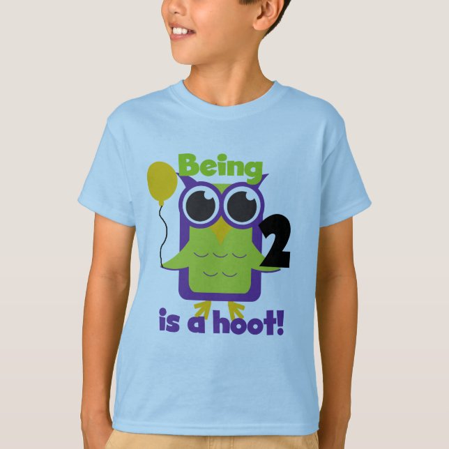 Hoot Owl 2. Geburtstag T Shirts und Geschenke (Vorderseite)