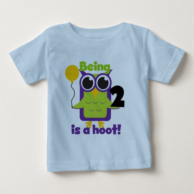 Hoot Owl 2e anniversaire T-shirts et cadeaux (Devant)