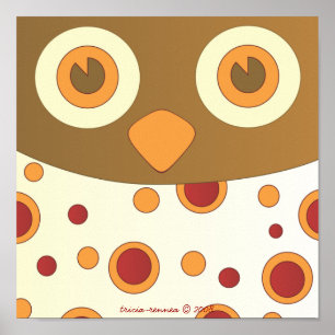 Hoot Owl Nah-Up Poster
